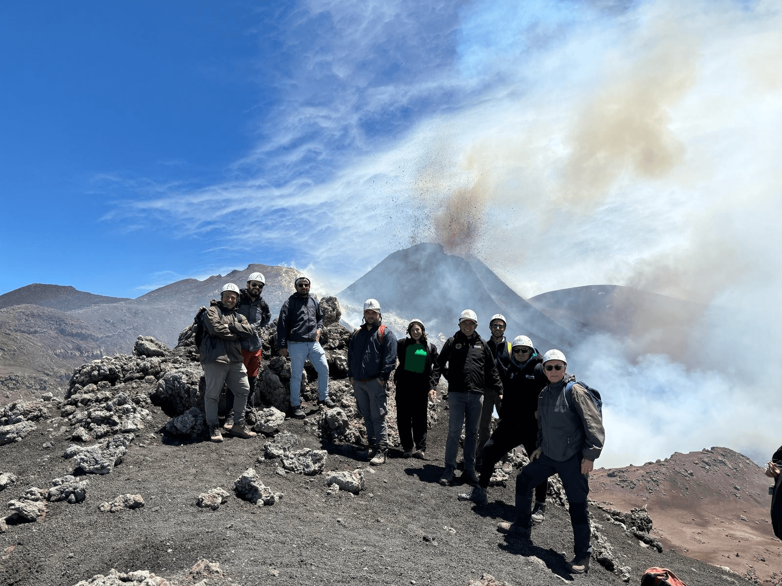 Etna 3300m - Krater Etny