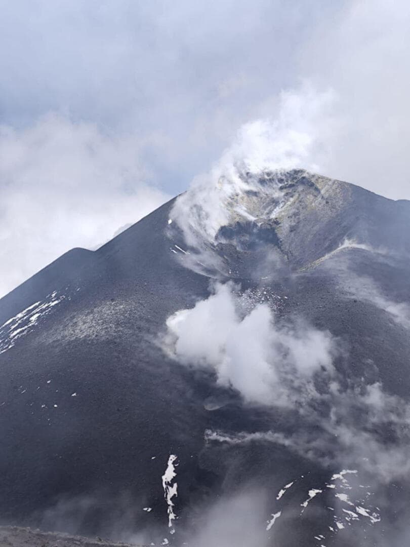 Etna 3300m - Krater Etny